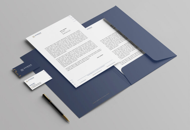 identyfikacja wizualna branding dla firmy biuro-nieruchomości