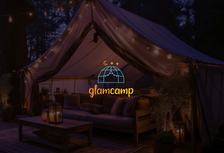 projekt logo dla dzieci glamping