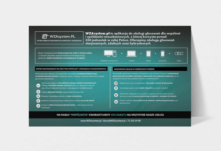 projekt reklamy internetowej