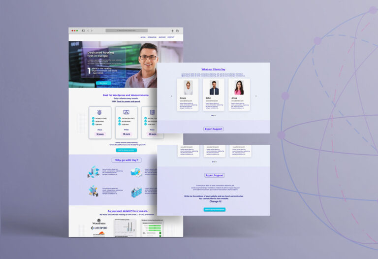 projekt strony internetowej