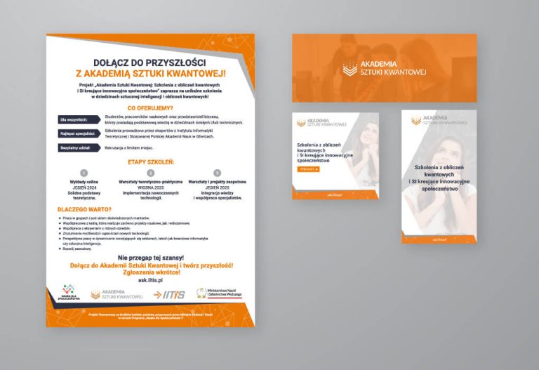 identyfikacja wizualna przygotowana dla akademii it